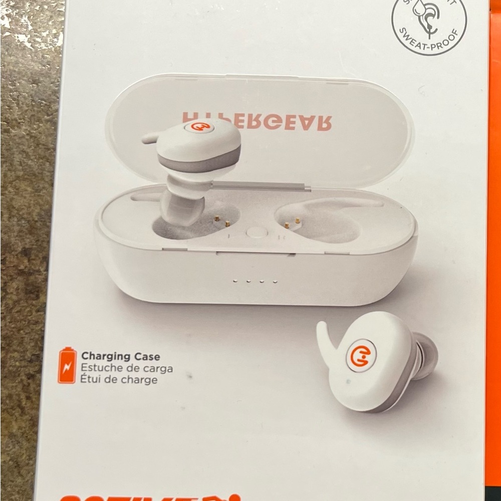 HyperGear Active True Wireless Earbuds, White